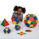 Set educativ de construcție cu forme geometrice, 164 piese – Original Polydron