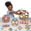 Set educativ de construcție geometrică cu piese tip cadru, 280 piese – Original Polydron Frameworks