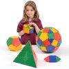 Set educativ de construcție cu forme geometrice, 164 piese – Original Polydron
