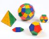 Set educativ de construcție cu forme geometrice, 164 piese – Original Polydron