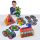 Set educativ complet de construcție 2D și 3D cu roți, 456 piese – Original Polydron