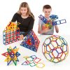 Set educativ complet de construcție geometrică cu piese tip cadru, 460 piese – Original Polydron Frameworks