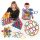 Set educativ complet de construcție geometrică cu piese tip cadru, 460 piese – Original Polydron Frameworks
