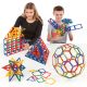 Set educativ complet de construcție geometrică cu piese tip cadru, 460 piese – Original Polydron Frameworks