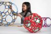 Set educativ pentru construirea solidelor arhimedice, 160 piese – Original Polydron Frameworks