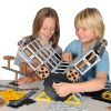 Set educativ de inginerie pentru clasă cu roți dințate și mecanisme, 250 piese – Original Polydron Engineer