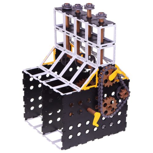 Set educativ pentru știință, tehnologie, inginerie și matematică, 486 piese – Original Polydron STEM