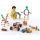 Set educativ de construcție cu roți și axe, 296 piese – Octoplay Action Pack