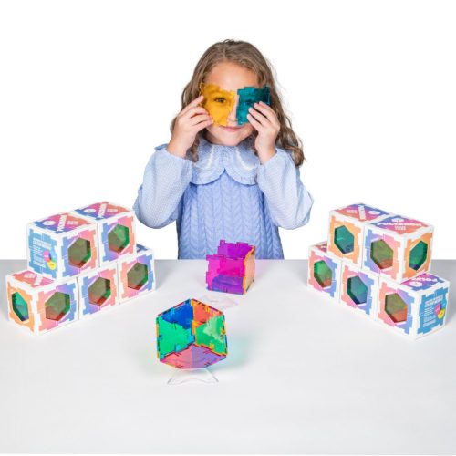 Cub educativ pentru amestecarea culorilor, 7 piese – Original Polydron