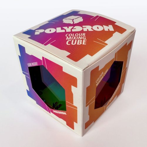Cub educativ pentru amestecarea culorilor, 7 piese – Original Polydron