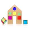 Casă educativă pentru amestecarea culorilor, 49 piese – Original Crystal Polydron CMY