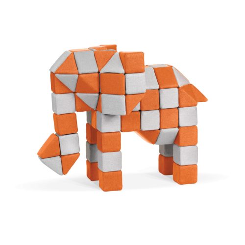 Set de cuburi magnetice moi JollyHeap Creative – 100 piese