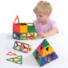 Set educativ de construcție geometrică, 80 piese – Original Polydron Midi Box