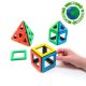Set educativ de construcție magnetică 2D și 3D, 32 piese – Magnetic Polydron
