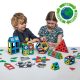 Set educativ complet de construcție magnetică pentru grupă, 184 piese – Magnetic Polydron