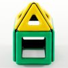 Set educativ complet de construcție magnetică pentru grupă, 184 piese – Magnetic Polydron