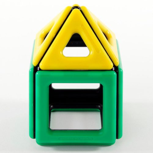 Set educativ complet de construcție magnetică pentru grupă, 184 piese – Magnetic Polydron
