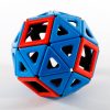 Set educativ complet de construcție magnetică pentru grupă, 184 piese – Magnetic Polydron