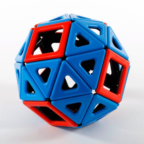 Set educativ complet de construcție magnetică pentru grupă, 184 piese – Magnetic Polydron