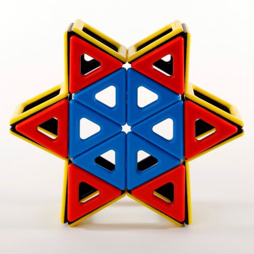 Set educativ complet de construcție magnetică pentru grupă, 184 piese – Magnetic Polydron