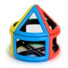 Set educativ de construcție magnetică cu forme 3D, 36 piese – Magnetic Polydron Sphera