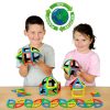 Set educativ de construcție magnetică cu forme 3D pentru grupă, 72 piese – Magnetic Polydron Sphera