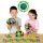 Set educativ de construcție magnetică cu forme 3D pentru grupă, 72 piese – Magnetic Polydron Sphera