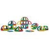 Set educativ de construcție magnetică cu forme 3D pentru grupă, 72 piese – Magnetic Polydron Sphera