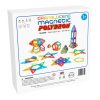 Set magnetic translucid de explorare geometrică, 100 piese – Magnetic Polydron