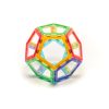 Set magnetic translucid de explorare geometrică, 100 piese – Magnetic Polydron