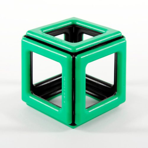 Set educativ de construcție magnetică cu solide platonice, 50 piese – Magnetic Polydron