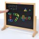 Panou educativ magnetic cu tablă de scris, două fețe – Magnetic Polydron Activity Board
