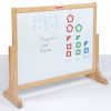 Panou educativ magnetic cu tablă de scris, două fețe – Magnetic Polydron Activity Board