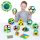 Set educativ magnetic pentru matematică și geometrie, 118 piese – Magnetic Polydron