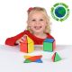 Set educativ de construcție magnetică 2D și 3D, 24 piese – Solid Magnetic Polydron