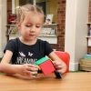 Set educativ de construcție magnetică 2D și 3D, 24 piese – Solid Magnetic Polydron