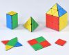 Set educativ de construcție magnetică pentru grupă, 72 piese – Solid Magnetic Polydron