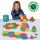 Set educativ de construcție magnetică cu forme geometrice, 104 piese – Solid Magnetic Polydron