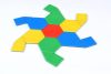 Set educativ de construcție magnetică cu forme geometrice, 104 piese – Solid Magnetic Polydron
