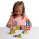 Set magnetic translucid de construcție 2D și 3D, 24 piese – HashMag Polydron