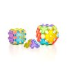 Set magnetic translucid de construcție 2D și 3D, 24 piese – HashMag Polydron