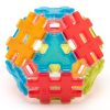 Set magnetic translucid de construcție 2D și 3D, 24 piese – HashMag Polydron
