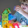 Set de construcție magnetică translucidă, 48 piese – Polydron KinderMag