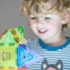 Set de construcție magnetică translucidă, 48 piese – Polydron KinderMag
