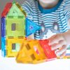 Set de construcție magnetică translucidă, 48 piese – Polydron KinderMag