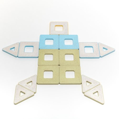 Set de construcție magnetică, 48 piese – Polydron KinderMag