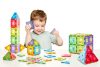 Set de construcție magnetică translucidă, 96 piese – Polydron KinderMag