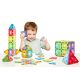 Set de construcție magnetică translucidă, 96 piese – Polydron KinderMag