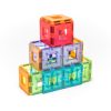 Set de construcție magnetică translucidă, 96 piese – Polydron KinderMag