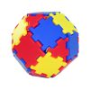 Set educativ de construcție cu vehicule și figurine, 124 piese – Junior Polydron